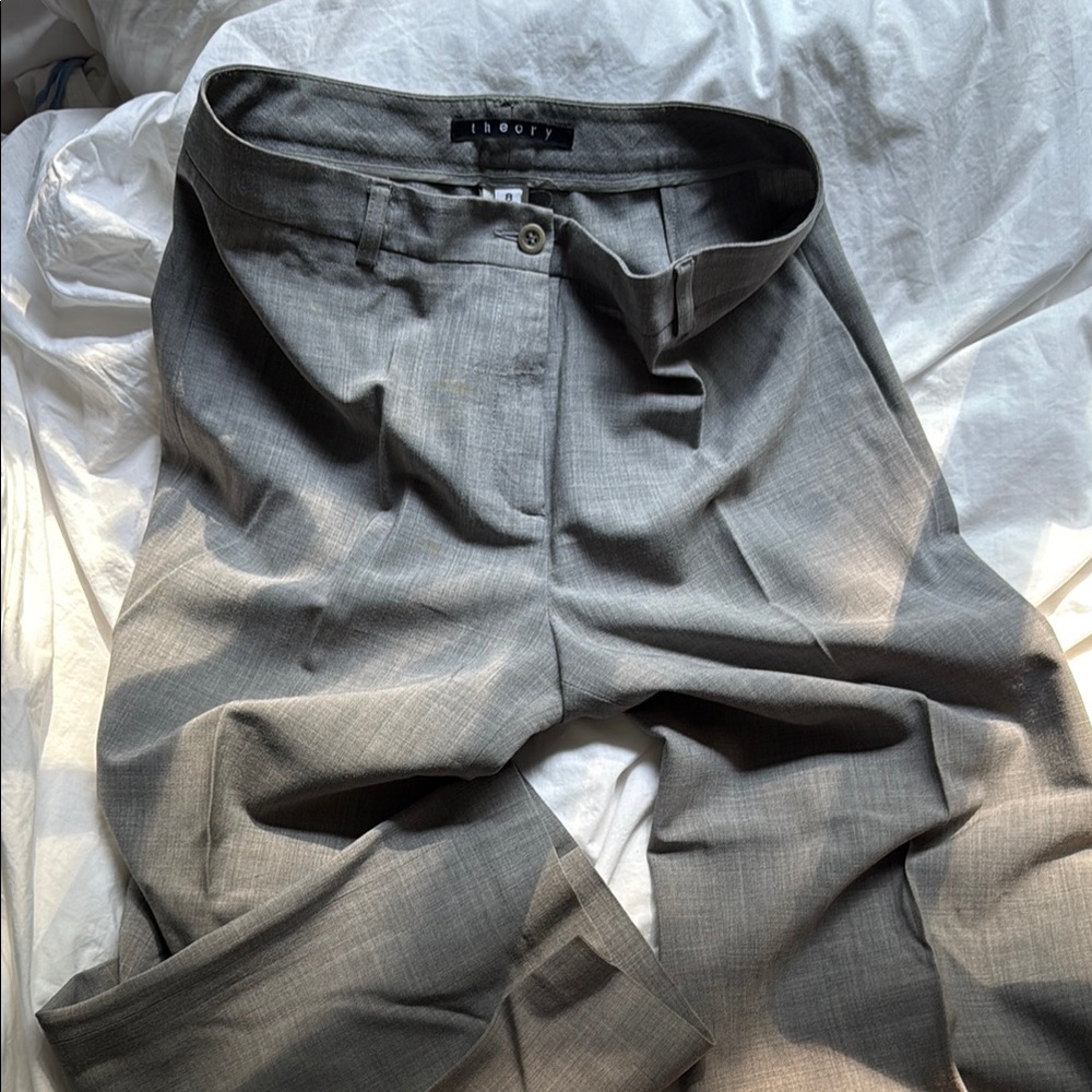 Theory Charcoal Trousers